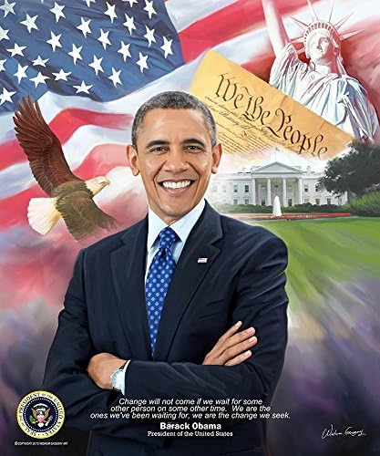 Wishum Gregory President Barack Obama, 11x8.5 inches