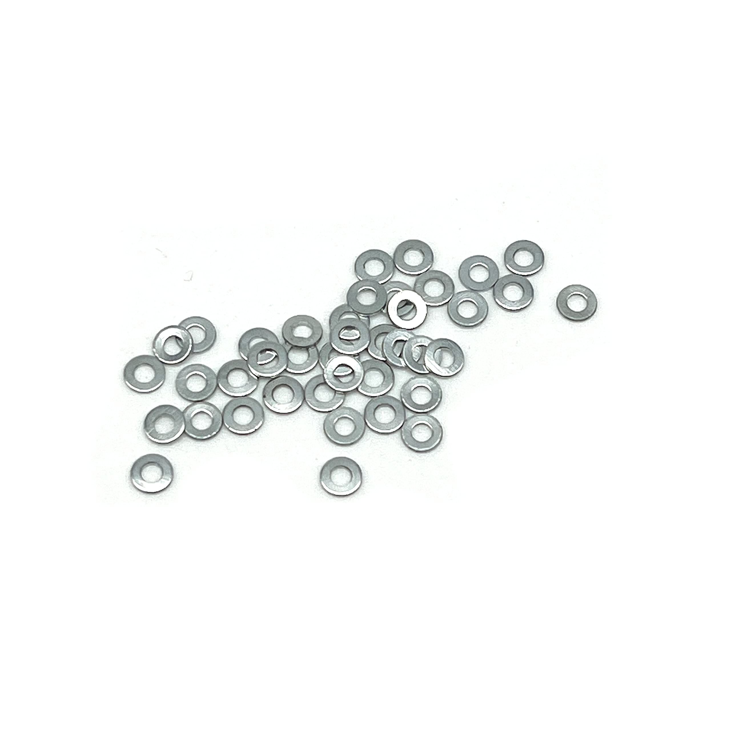 Glengor Washers M2 | Steel Zinc Plated | Form A | (Pack of 40)