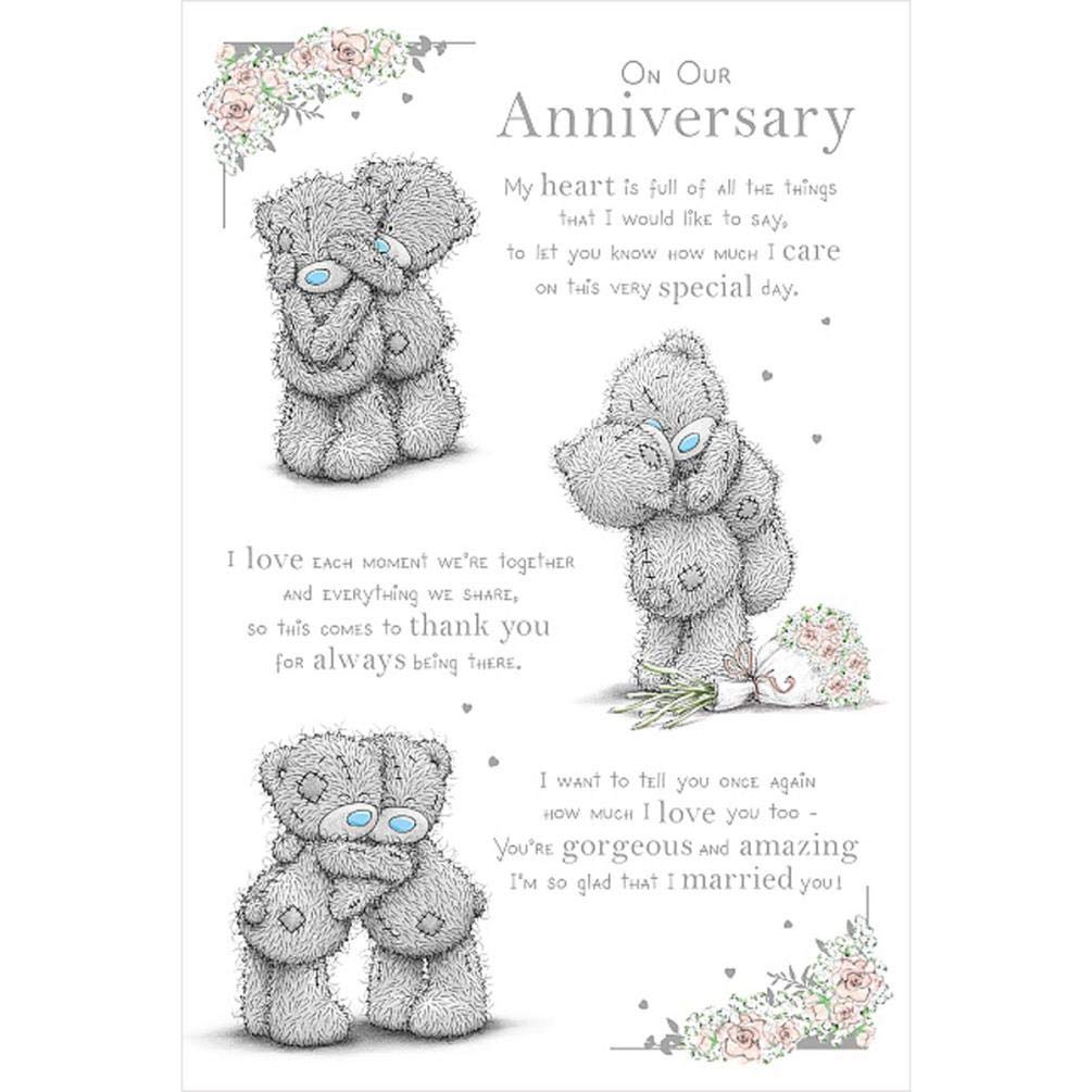 ON Our Anniversary Me to You Bear Anniversary Card