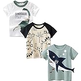 Frogwill Boys Girls Shirts 3D Graphic T-Shirt Neon Clothes Short Sleeve Animal Print Tee 5-13 Years