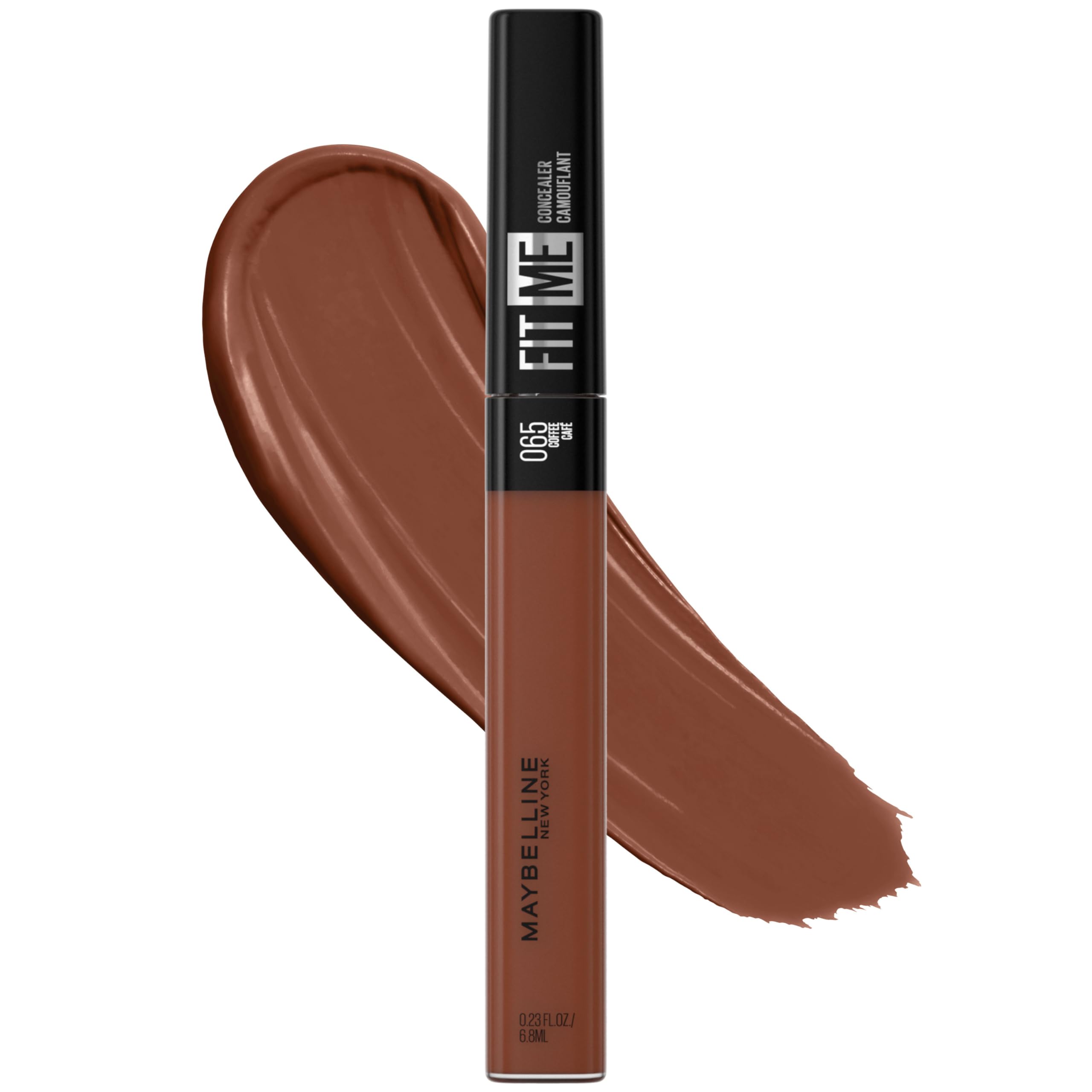 Photo 1 of Maybelline Fit Me Liquid Concealer Makeup, Natural Coverage, Lightweight, Conceals, Covers Oil-Free, Coffee (Packaging May Vary)