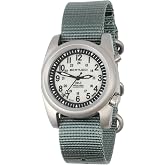 Bertucci A-2sel Super Illuminated - Ghost Gray El Dial- 354 Vintage Drab Nylon Band
