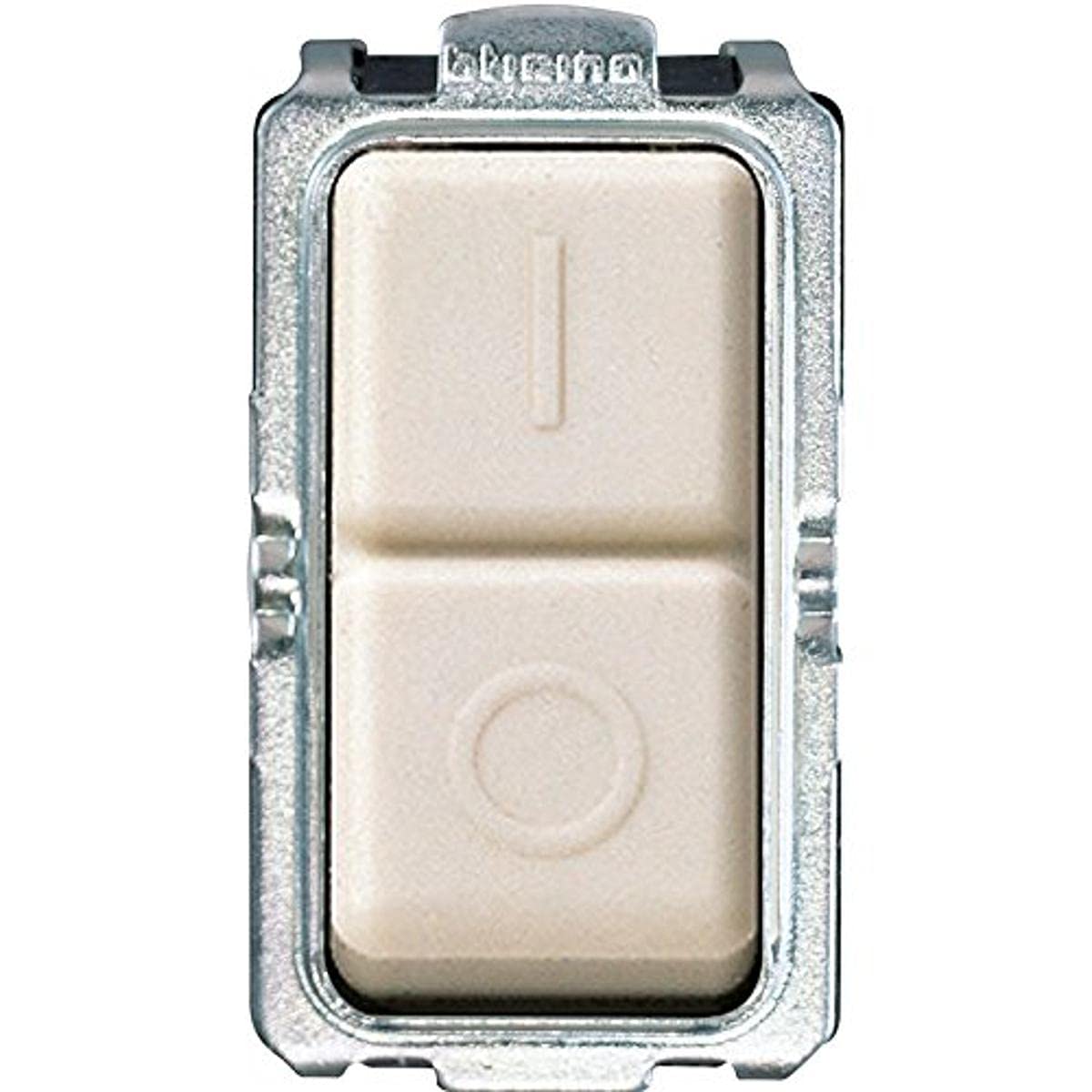 Bticino S5011F Magic Series Two-Pole Switch, 1, 6A, Ivory