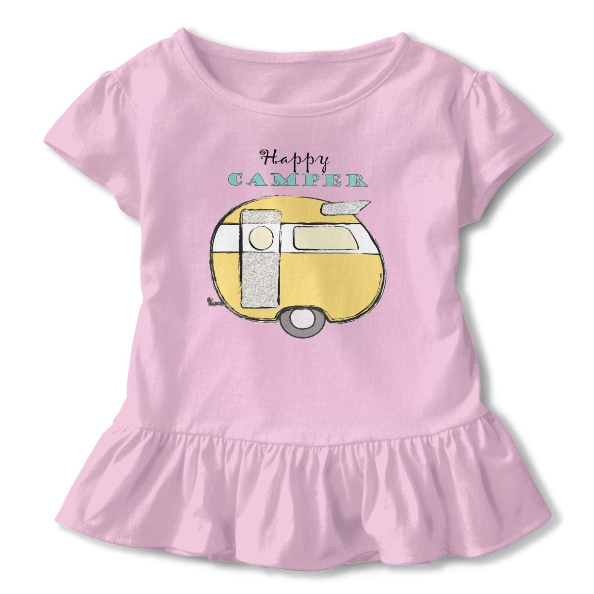 Happy Camper Cute Short Sleeve Clothes for Boy Girl Dress Cotton T-Shirt  Unique Bodysuit Romper,One-Piece Jumpsuit Clothing foretadrenaline.com