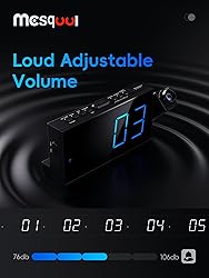 Digital Projection Alarm Clocks for Bedrooms
