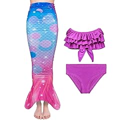Superband Girls Mermaid Bathing Suit 3PCS