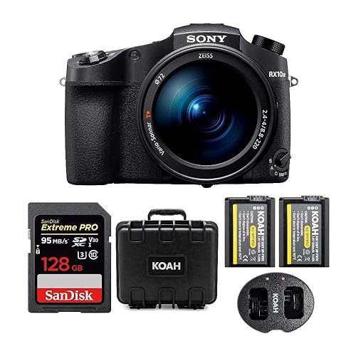 Sony CyberShot RX10 IV Digital Camera Bundle with 128GB SD Card