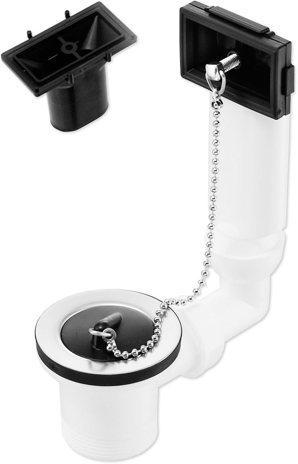 Ab- und Überlaufgarnitur für Doppelspülen | Überlaufgarnitur