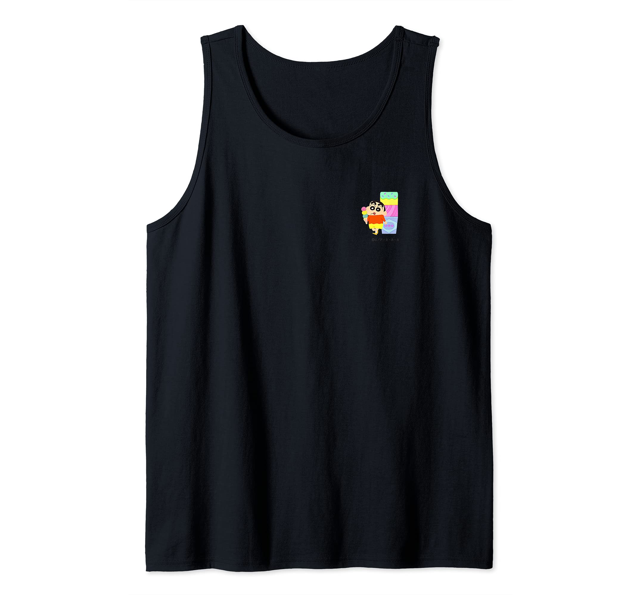 Crayon Shin-chan FUN! FUN! STUDY A to Z ”I” one point Tank Top