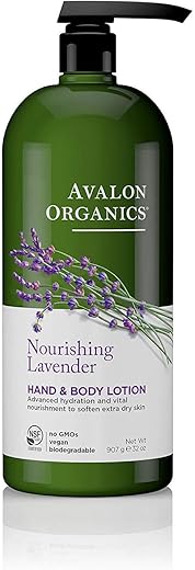 Organics Hand and Body Lotion Lavender – 32 fl oz by Avalon