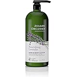 Avalon Organics Natural Hand & Body Lotion, Nourishing Lavender, 32 Oz