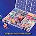 DotBox Large Case. Use this Empty Case to Create a Custom Storage System to Meet Your Needs by Filling it with Any of 6 Sizes of DotBoxes Sold Separately. Perfect For Small Item Storage.