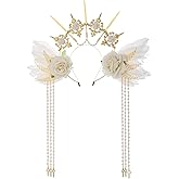 COSDREAMER Halo Crown Mary Goddess Headband Women's Halloween Costume Goddess Headwear (L)