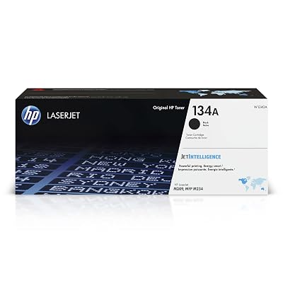 HP 134A Black Toner Cartridge Printers | Works with LaserJet M209 Series; LaserJet MFP M234 Series | W1340A