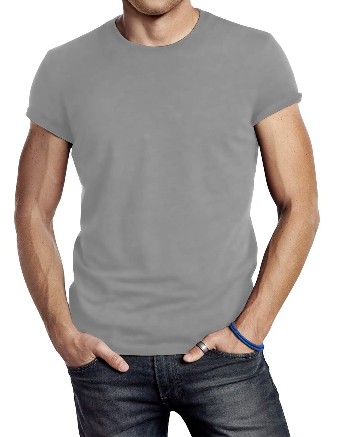 plain gray t shirt