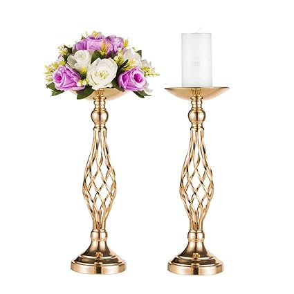 Kitchen Dining Gold 19 7 H Sfeexun 1 Pc Tall Metal Vase For