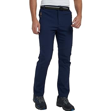FLYGAGA Herren Outdoorhose Softshellhose Wanderhose Gefüttert Fleece Warm Wasserdicht Winddicht Softshell Schnelltrocknend Wi