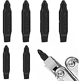 6-Pack Double-Sided Screwdriver Bits Compatible with Leatherman Multi-Tools &ndash; #1/#2 Phillips &amp; 3/16" Flathead &ndash; Replacement Bit Set for Multi-Tool Drivers