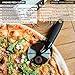 BEST DELUXE PROFESSIONAL PIZZA CUTTER WHEEL with Safe Blade Cover Rocker Knife - Heavy Duty Handle & Large Razor Sharp Stainless Steel Slicer for Waffle Cookie Dough Pie - Chef Choise - by Vinzard