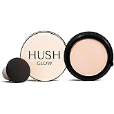 HushGlow&reg; Cushion Foundation SPF 30, Skincare Infused Formula | Foundation With Mushroom Applicator for Mature Skin,Hyaluronic Acid &amp; Peptides, Buildable Natural Coverage, Non-Cakey Finish