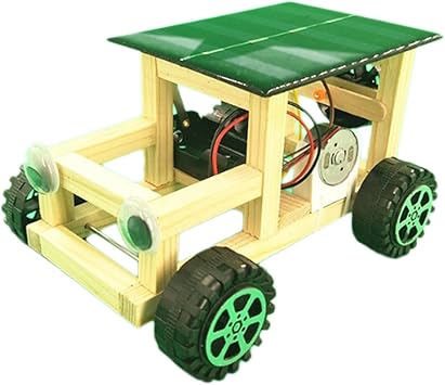 NYLSA Novelty Gadget Scientific Experiment DIY Solar Powered Cross Country Car Model Assembly Kits Toy Gifts