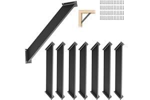 CDFYJHFDQ 8 Pcs 45 Degree Angle Support Brackets, Pergola Kit Heavy Duty Connector for Wooden Structures Support for Gazebos, Tree Houses, Cabins and Patios