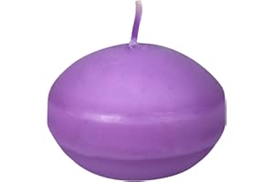Zest Candle 24-Piece Floating Candles, 1.75-Inch, Purple
