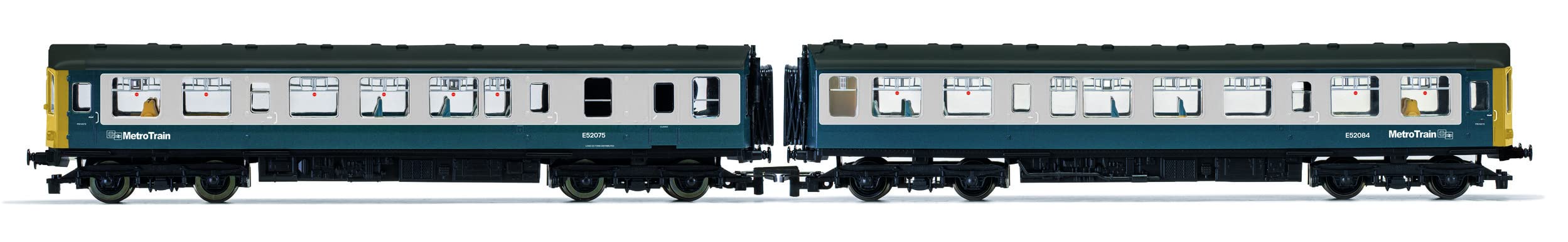 Hornby Diesel Train - R30171 RailRoad Plus MetroTrain Class 110 2 Car Train Pack - Era 7 00 Gauge Locomotives, Engine Models for Adults - 1:76 Scale Model Gift