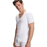 FALKE Men's Daily Climate Control Deep V-Neck Undershirt