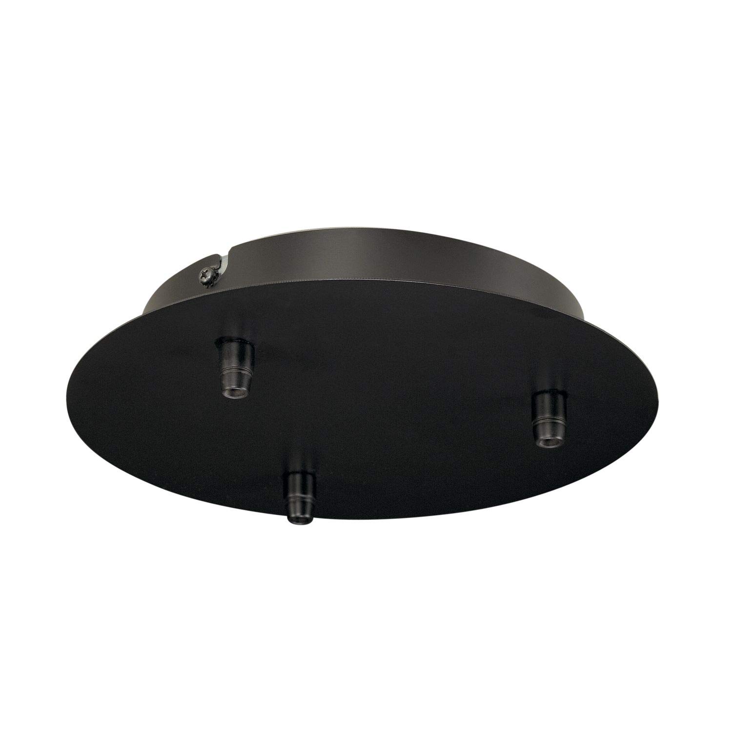 SLV Ceiling Roset FITU 3 Rosette Round incl. Strain reliefs/Black