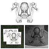 Tattify Octopus Temporary Tattoo - Release the Kraken (Set of 2) - Other Styles Available and Fashionable Temporary Tattoos - Tattoos that are long lasting and Waterproof
