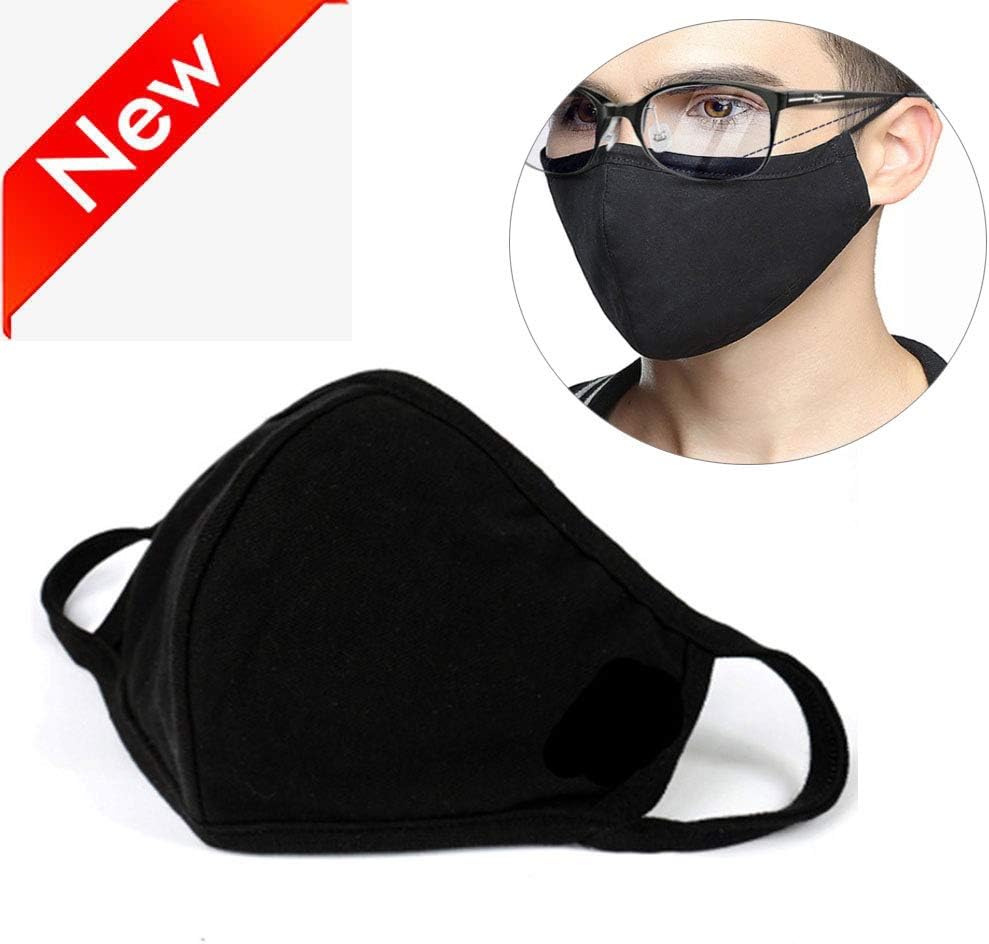 jialixing Anti Dust Mouth Mask Reusable Cotton Face Mask Breathable Ear Loop Mouth Mask for Cycling Traveling