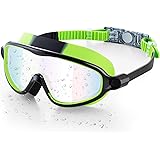 Portzon Kids Swim Goggles Anti Fog Swimming Goggles Clear No Leaking for Child