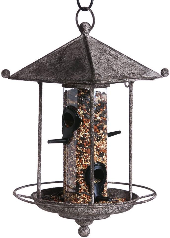 Japanese Pagoda Zinc Finish Metal Bird Feeder Amazon Ca Home