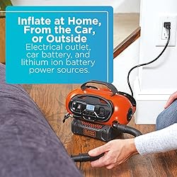 BLACK+DECKER 20V MAX* Inflator, Portable Air