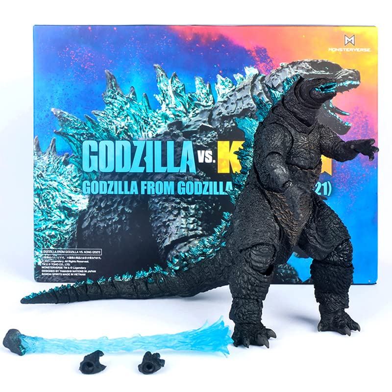 JTXSMP Movable Joints Godzilla Action Figure Movie Model King Kong Vs