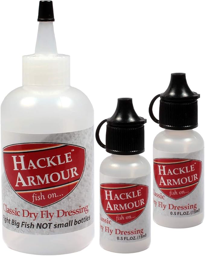 Fly dressing. Fly dressing. Gink. Fly dressing. Fly dressing.