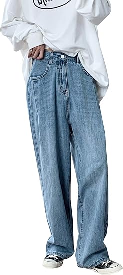 Amazon ｄｍｂｉｎｓｈｕｎ デニムパンツ メンズ ジーンズ ゆったり ワイドパンツ ストレート デニム ロングパンツ カジュアル 無地 ジーパン オールシーズン ズボン ジーンズ 通販