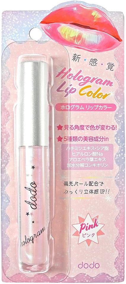 Amazon ドド ホログラムリップ Hl02 ピンク 2 7g ドドジャパン ビューティー 通販