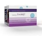 Le-Vel Thrive Thirst Electrolyte Powder with Amino Acids – Premium Hydration with Pink Himalayan Salt, Coconut, Potassium & More – 30 Pack (30 Packet No Caffeine, Grape)