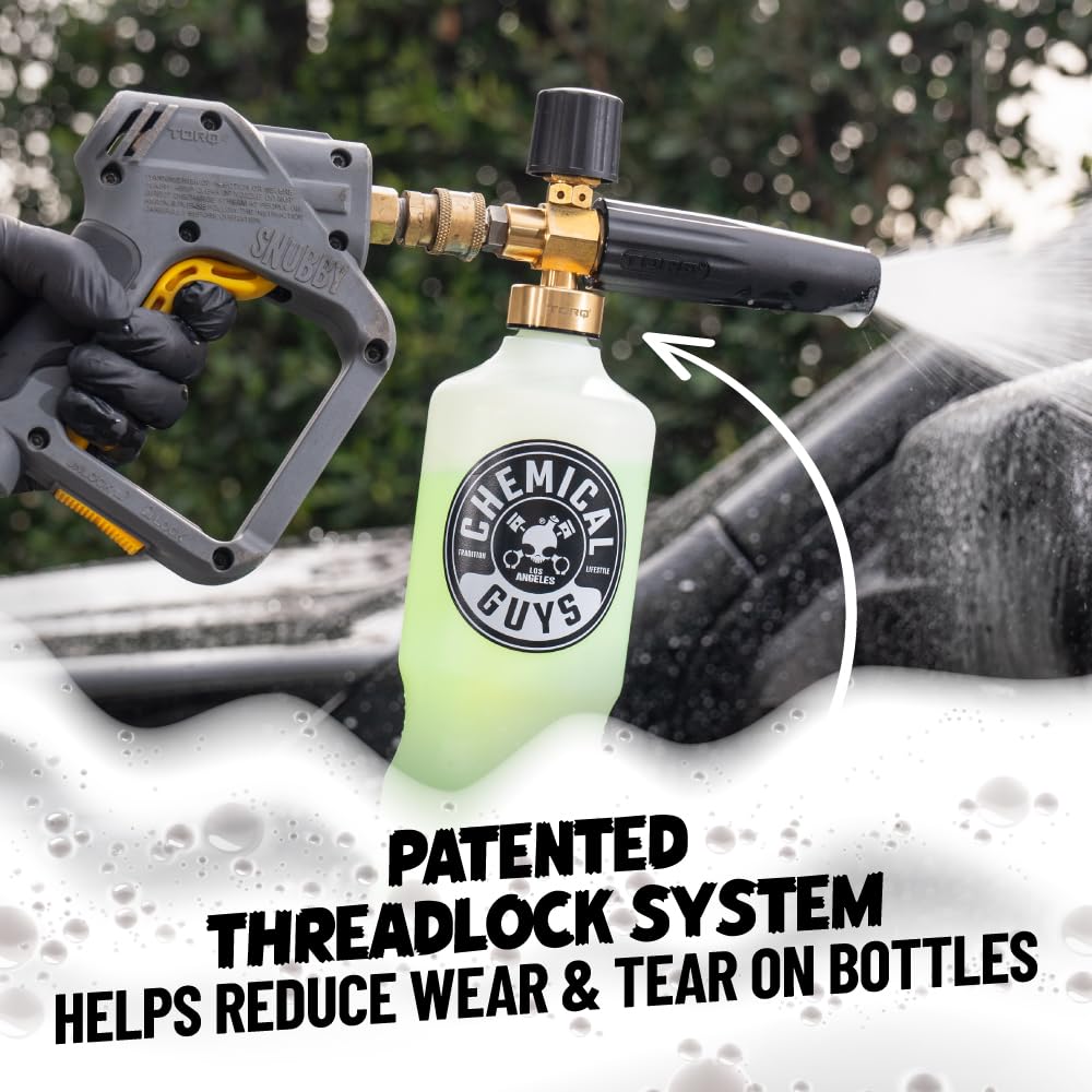 Chemical Guys EQP_310 TORQ Professional Foam Cannon Max Foam 8, (Great for Cars, Trucks, SUVs, Motorcycles, RVs & More) 32 oz Bottle