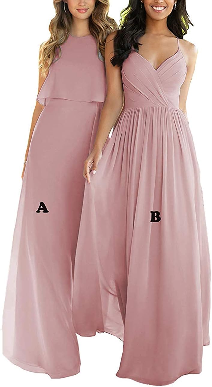 dusty rose evening gowns