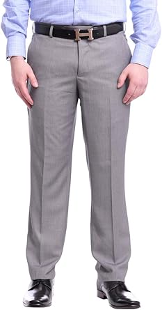 light grey slim fit dress pants