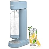 PHILIPS ADD4901BLO/37 Sparkling Water Maker Soda Maker Soda Streaming Machine for Carbonating with 1L Carbonating Bottle, Seltzer Fizzy Water Maker, Compatible with 60L CO2 Carbonator(NOT Included)