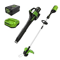 Greenworks 60V 13" Cordless String Trimmer & Leaf