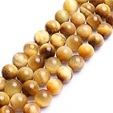 Pomegranate Garnet Stone Beads 6mm 60 Pcs Stone Beads for Jewelry Making Large Beads Bracelet Keychain Loose Round Smooth Gemstone Lecklace Earrings DIY Arts and Crafts Natural 