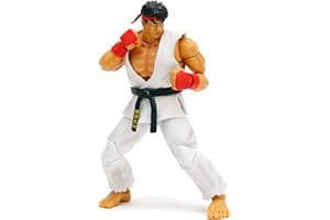 JADA TOYS Street Fighter II 6" Ryu Action Figure, Toys for Kids and Adults