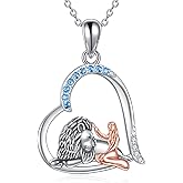 YAFEINI Cat Necklace Pendant Girls 925 Sterling Silver Jewelry Gifts for Women Friends