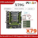Wresetly X79G LGA2011 Motherboard E5 2670 V2 CPU 16GB DDR3 RAM M.2 NVME view 5