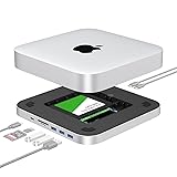 Mac Mini Docking Station, USB C hub 10Gbps SD/TF